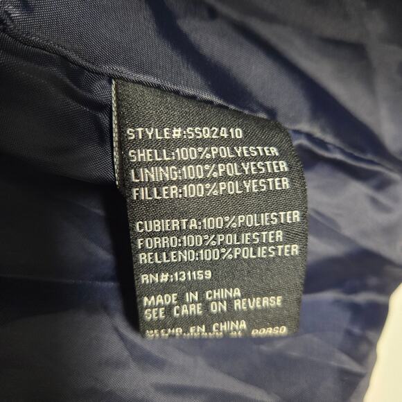 S.E.B. by Sebby Quilted Navy Jacket, Women, Size XL - Picture 5 of 13